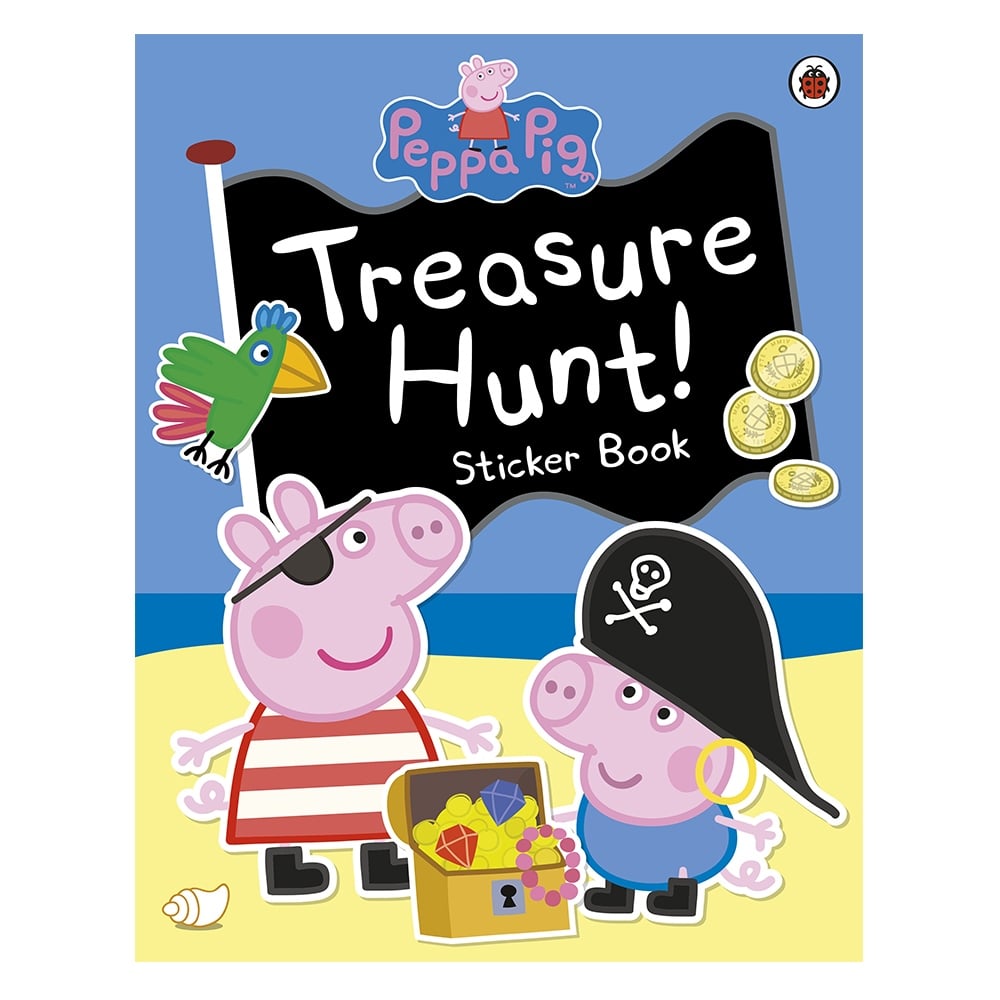PEPPA PIG - TREASURE HUNT! STICKER BOOK Çocuk Kitapları Uzmanı - Children's Books Expert
