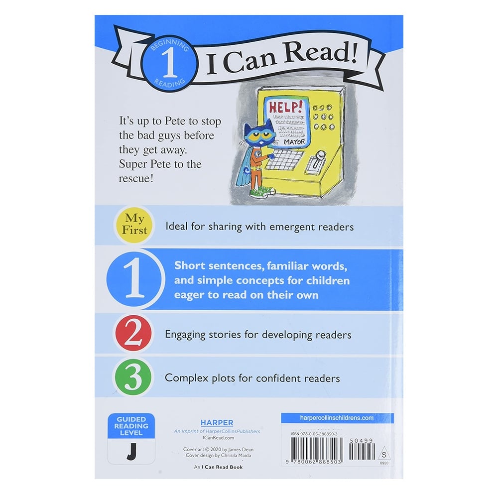 PETE THE CAT SUPER PETE - I CAN READ Çocuk Kitapları Uzmanı - Children's Books Expert