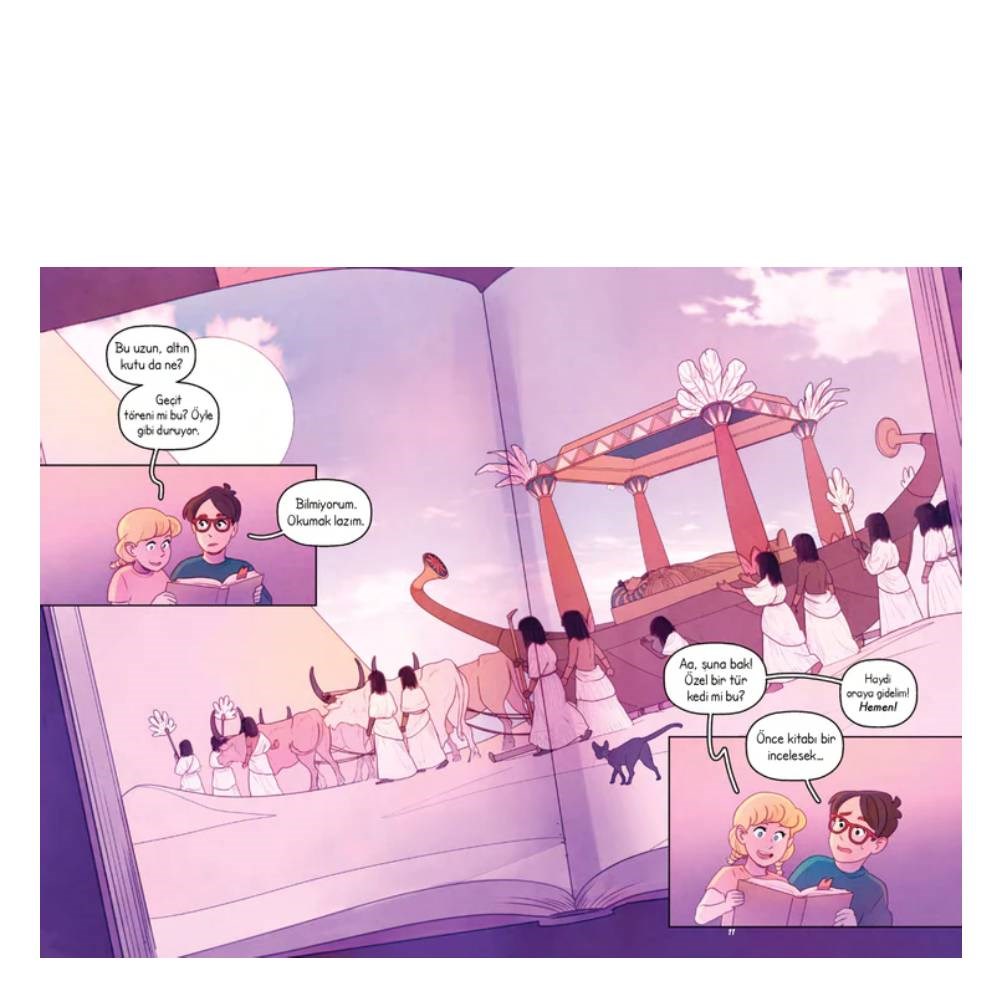 PİRAMİDİN SIRRI - SİHİRLİ AĞAÇ EVİ ÇİZGİ ROMAN 3 Çocuk Kitapları Uzmanı - Children's Books Expert