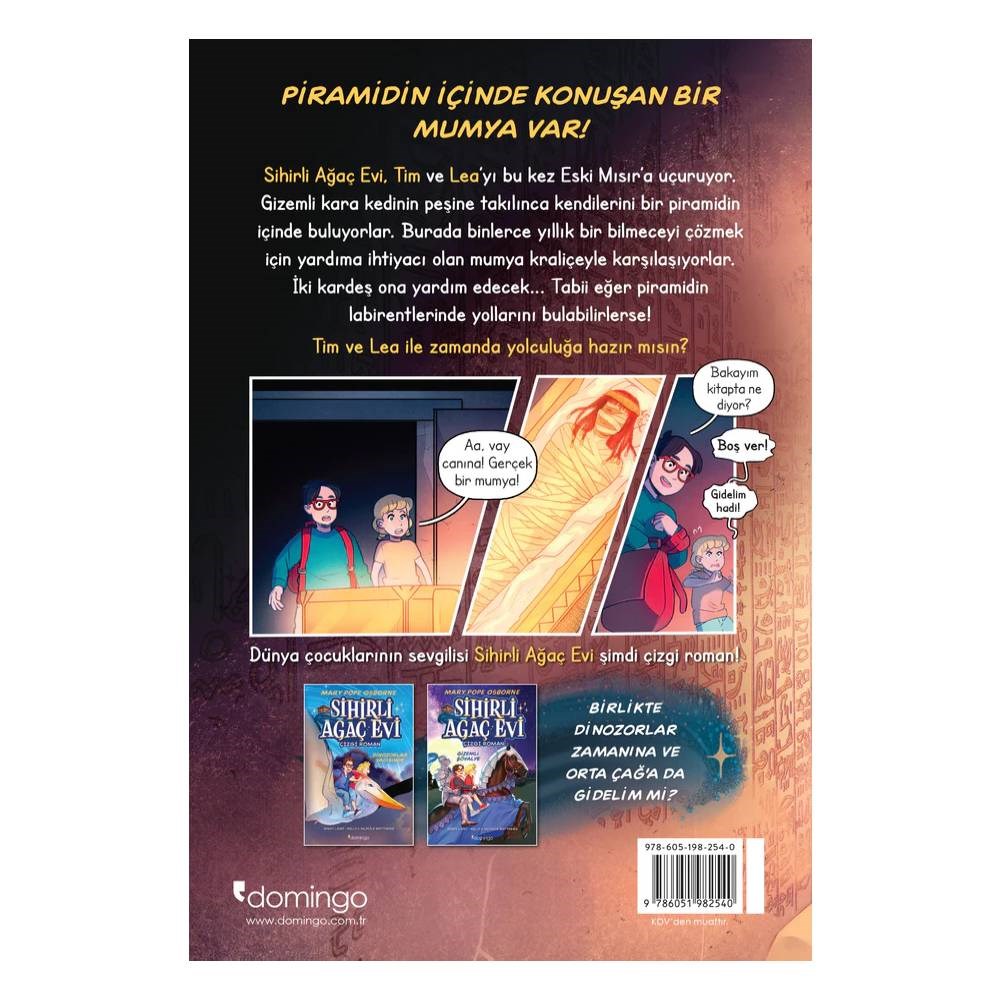 PİRAMİDİN SIRRI - SİHİRLİ AĞAÇ EVİ ÇİZGİ ROMAN 3 Çocuk Kitapları Uzmanı - Children's Books Expert