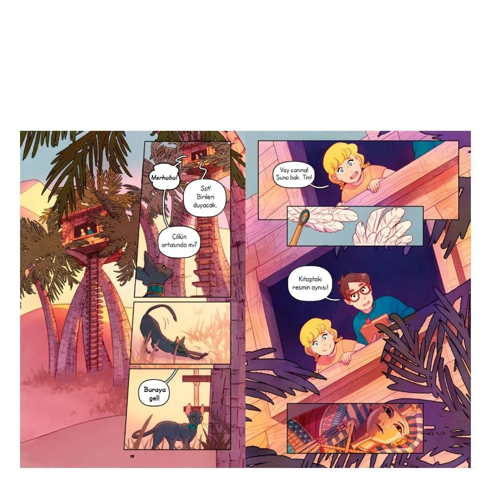 PİRAMİDİN SIRRI - SİHİRLİ AĞAÇ EVİ ÇİZGİ ROMAN 3 Çocuk Kitapları Uzmanı - Children's Books Expert