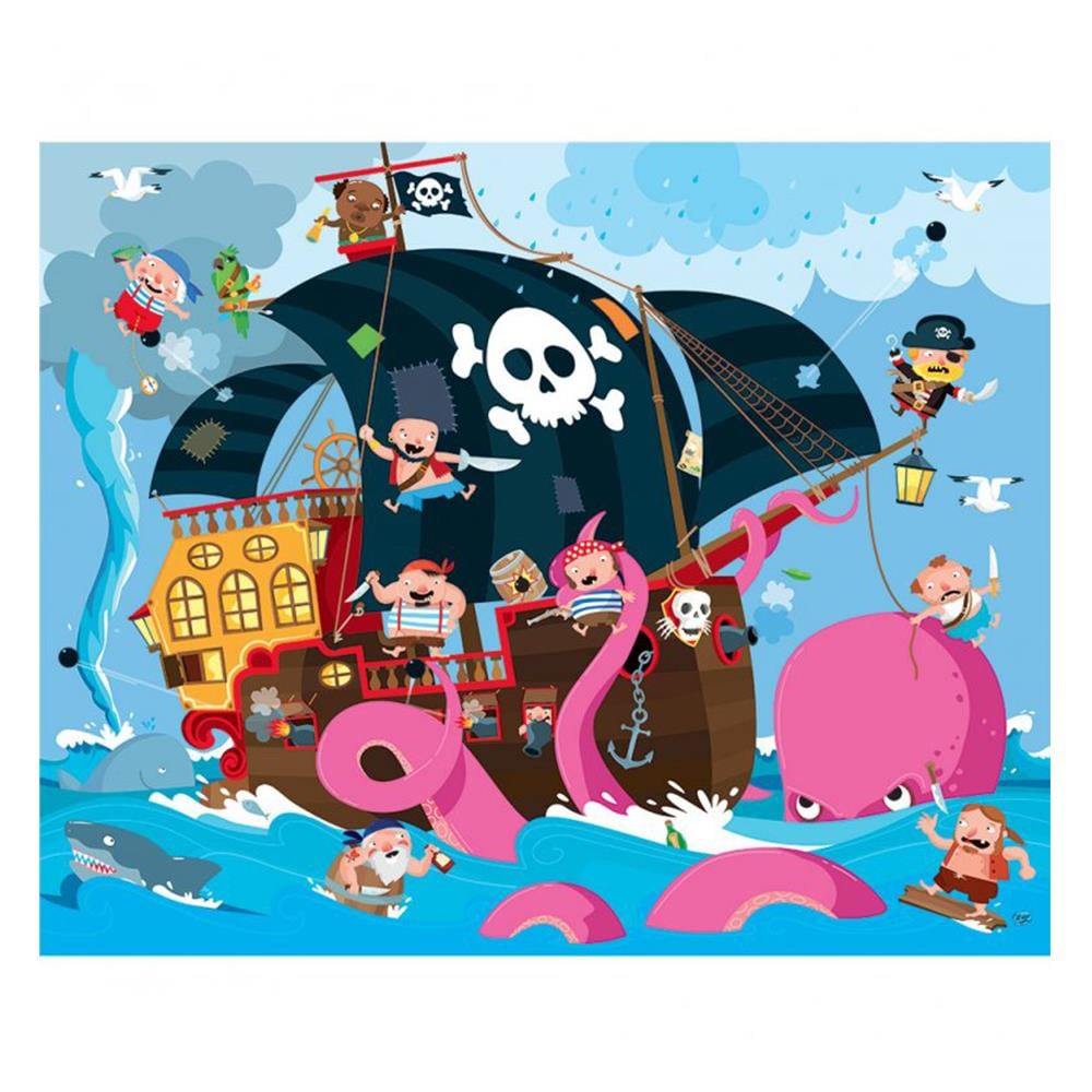 PIRATES GIANT PUZZLE Çocuk Kitapları Uzmanı - Children's Books Expert