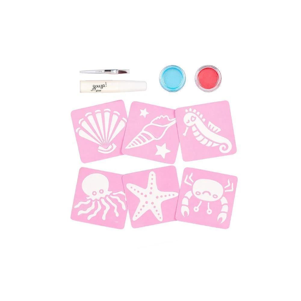 Pırıltılı Dövme Seti - Deniz Kızı Çocuk Kitapları Uzmanı - Children's Books Expert