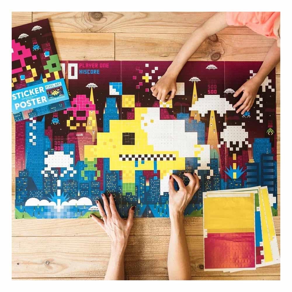 Pixel Art - Creative Stickers Çocuk Kitapları Uzmanı - Children's Books Expert