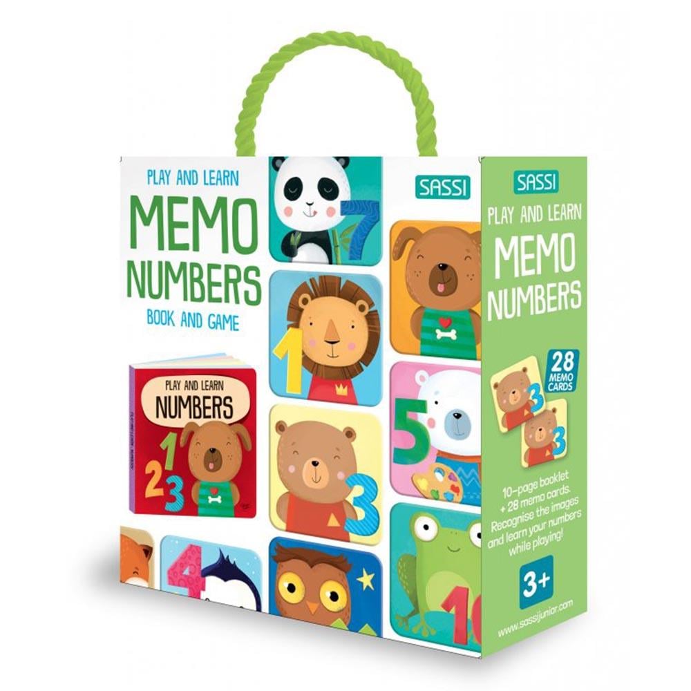 Play And Learn - Memo Numbers - Book And Game Çocuk Kitapları Uzmanı - Children's Books Expert