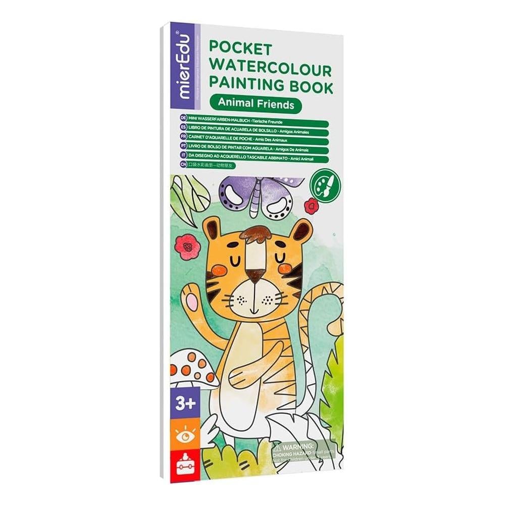 POCKET WATERCOLOUR PAINTING BOOK- Animal Friends Çocuk Kitapları Uzmanı - Children's Books Expert