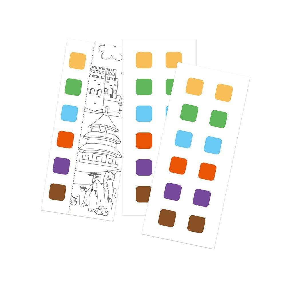 POCKET WATERCOLOUR PAINTING BOOK- Travel Around Th Çocuk Kitapları Uzmanı - Children's Books Expert
