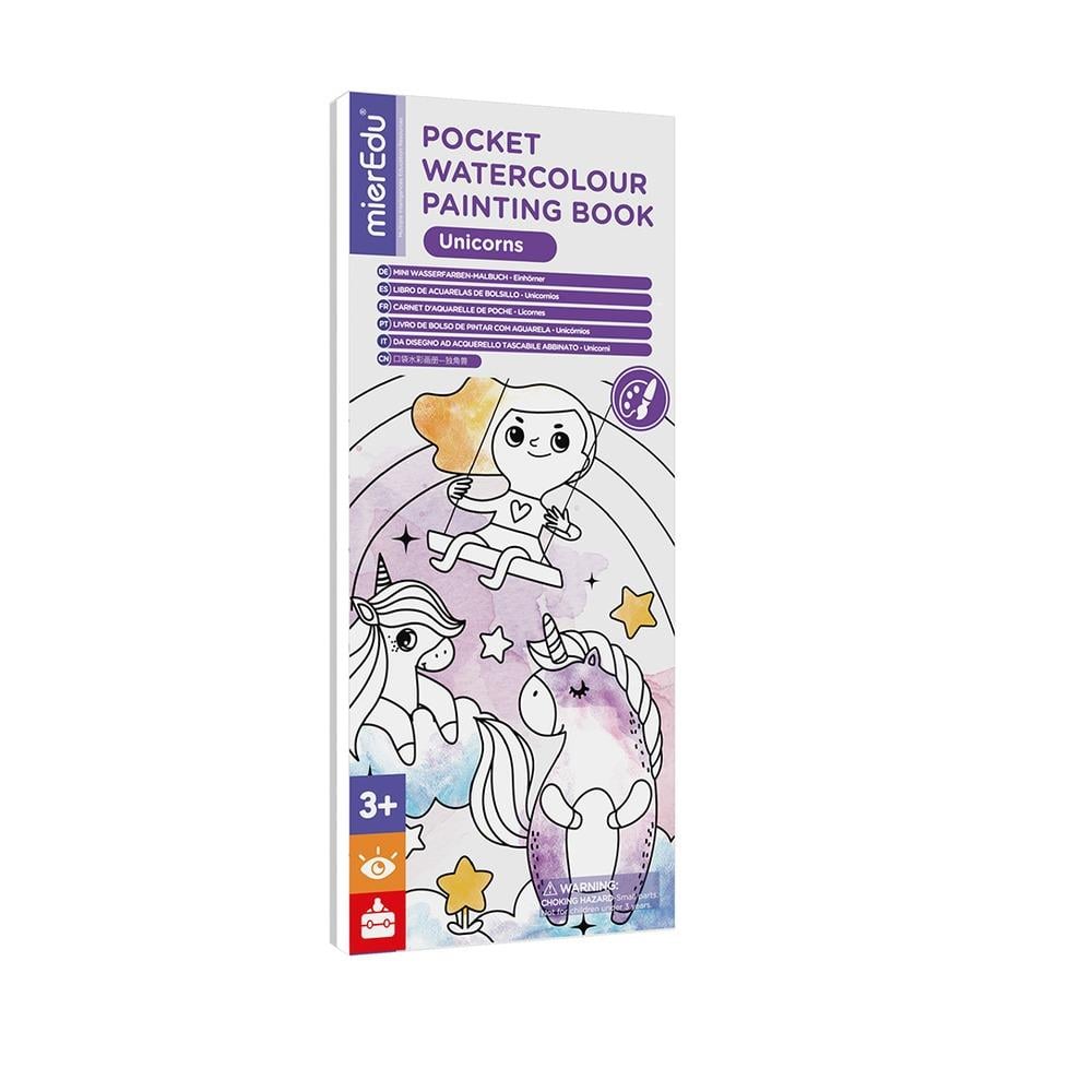POCKET WATERCOLOUR PAINTING BOOK- Unicorns Çocuk Kitapları Uzmanı - Children's Books Expert