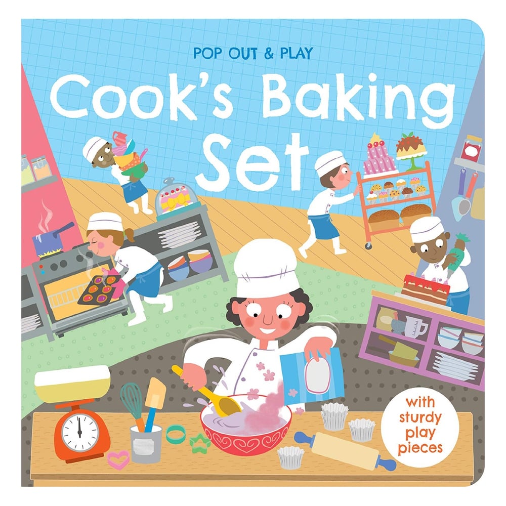 POP OUT&PLAY COOK'S BAKING SET #yenigelenler Çocuk Kitapları Uzmanı - Children's Books Expert