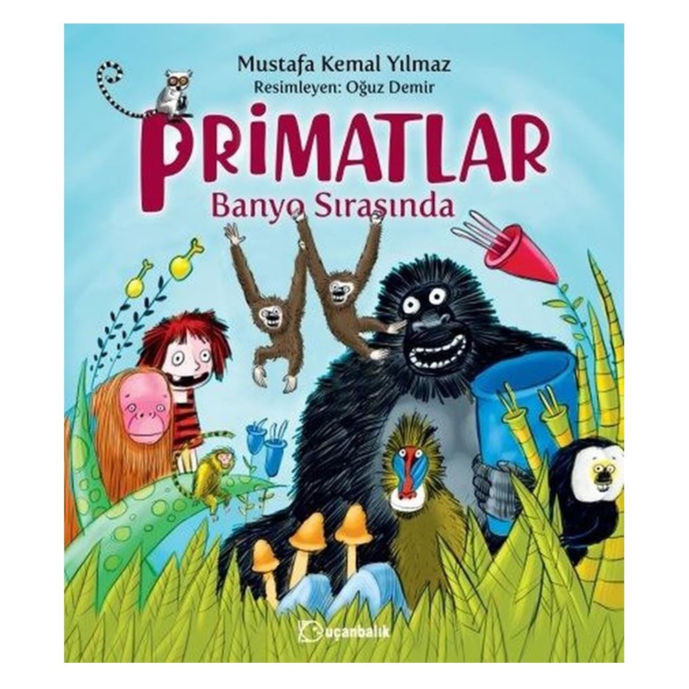 PRİMATLAR BANYO SIRASINDA