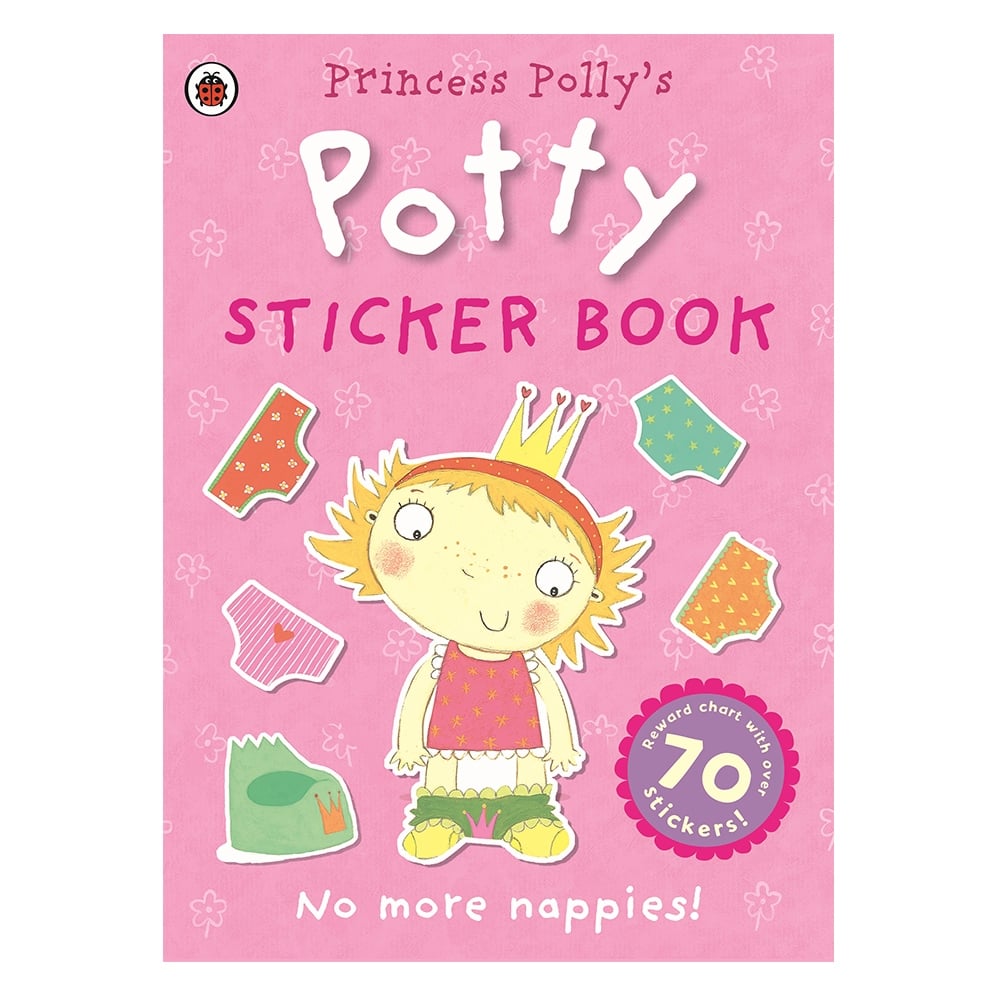 PRINCESS POLLYS POTTY STICKER ACTIVITY B Çocuk Kitapları Uzmanı - Children's Books Expert