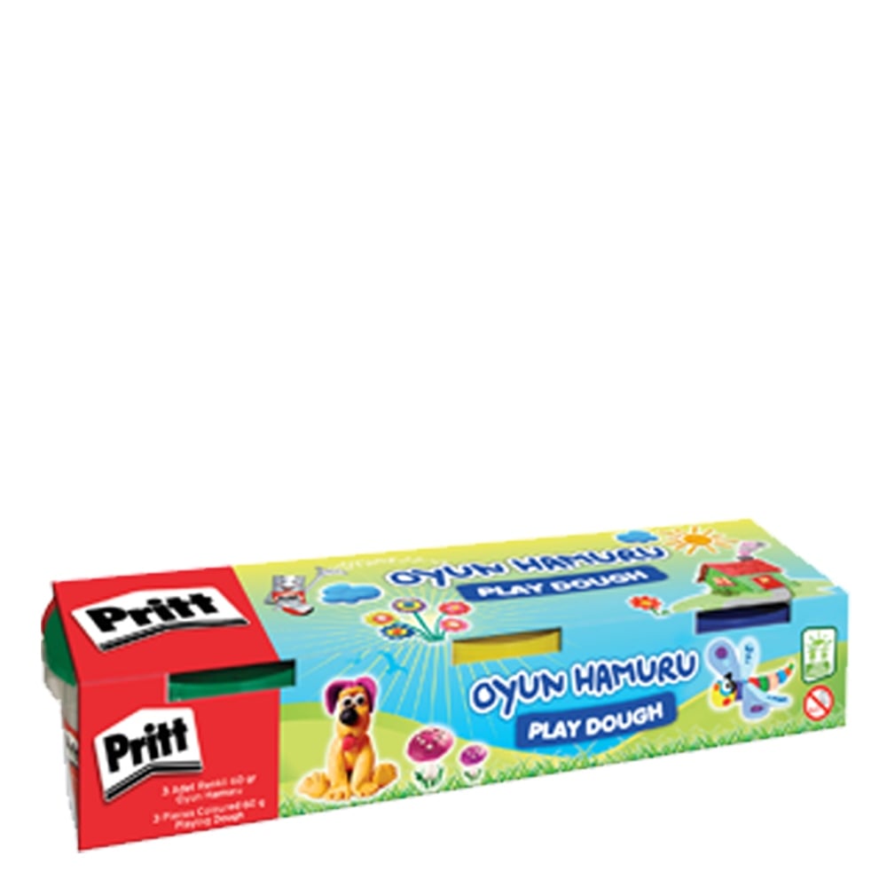 PRITT OYUN HAMURU 3 RENK 60 GR Çocuk Kitapları Uzmanı - Children's Books Expert