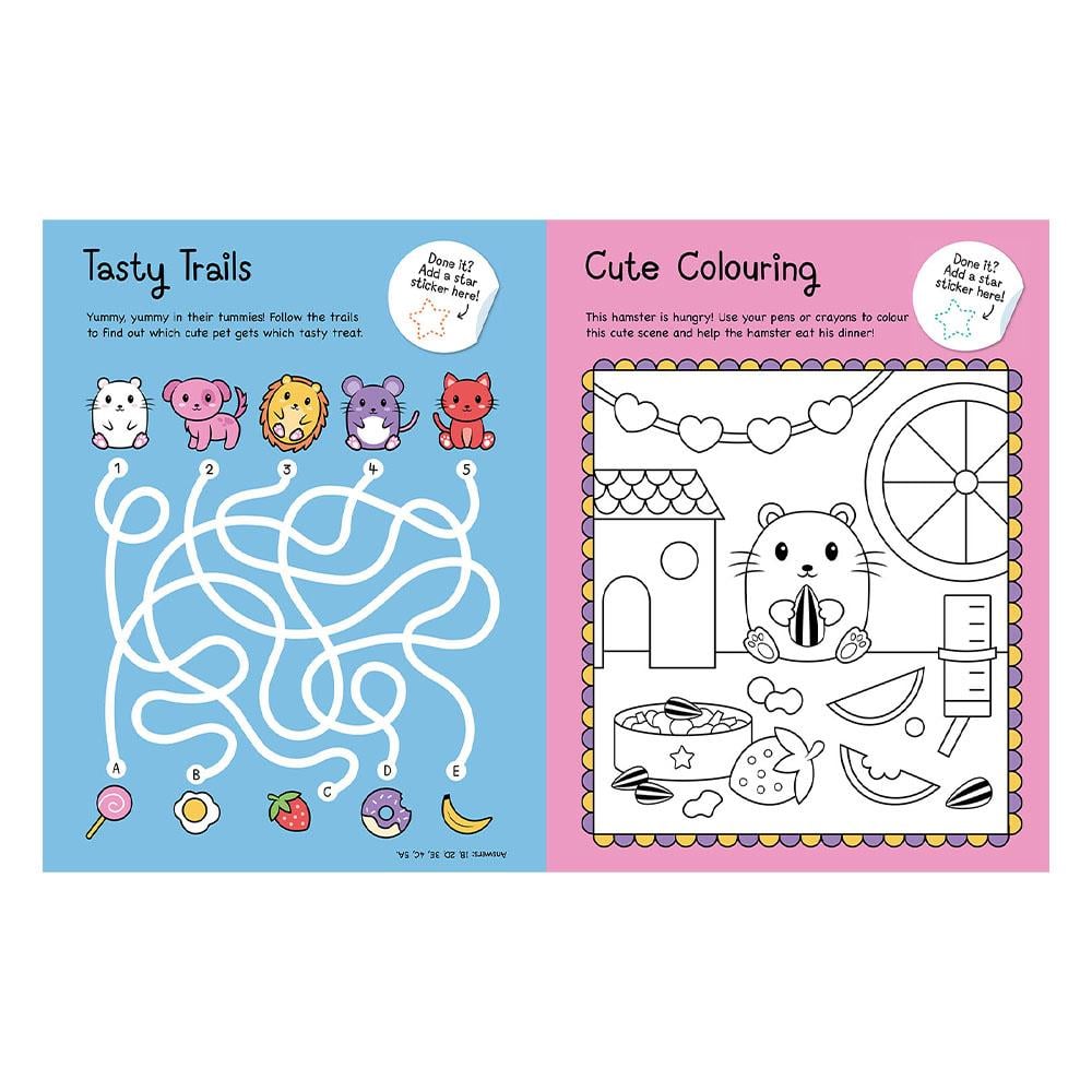 Puffy Stickers - Cute Pets Çocuk Kitapları Uzmanı - Children's Books Expert