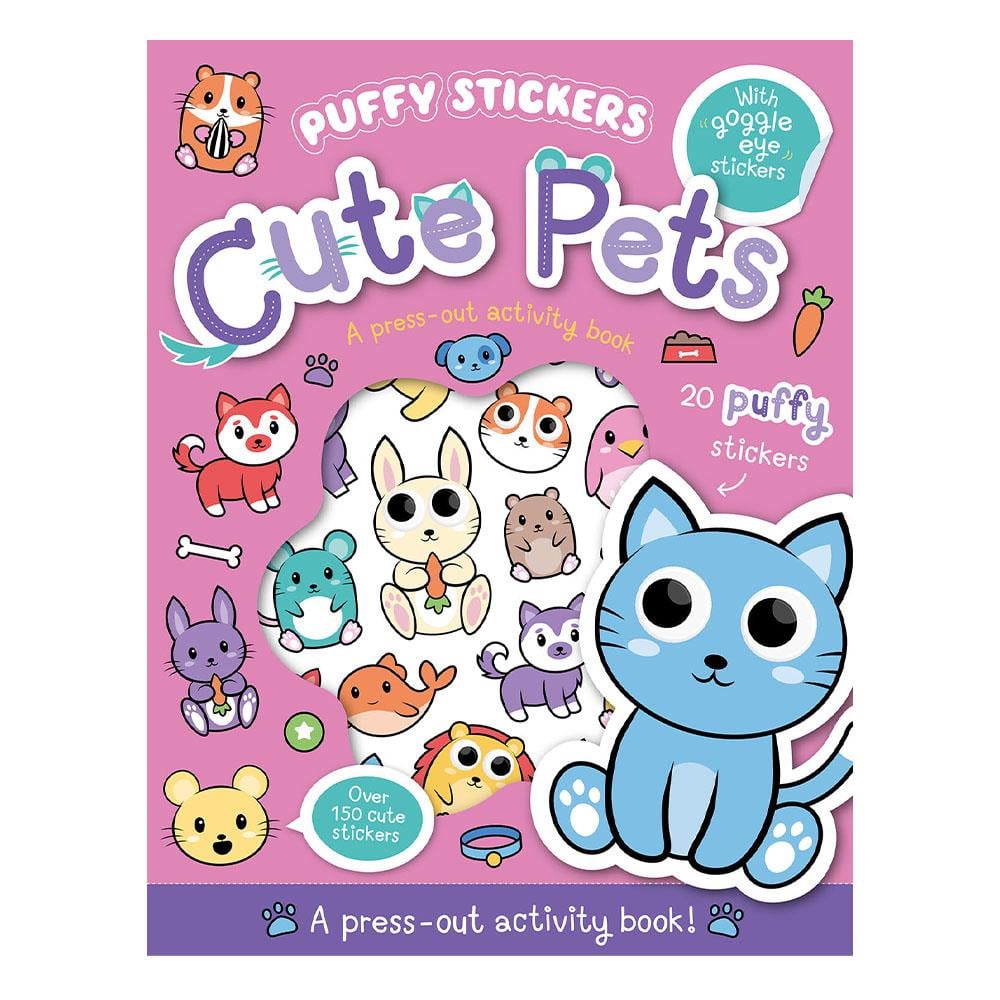 Puffy Stickers - Cute Pets Çocuk Kitapları Uzmanı - Children's Books Expert