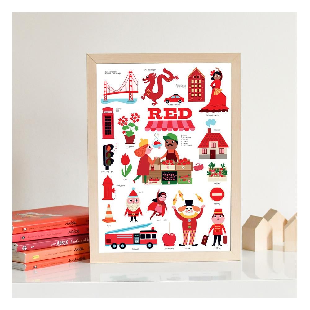 RED - MINI POSTER Çocuk Kitapları Uzmanı - Children's Books Expert