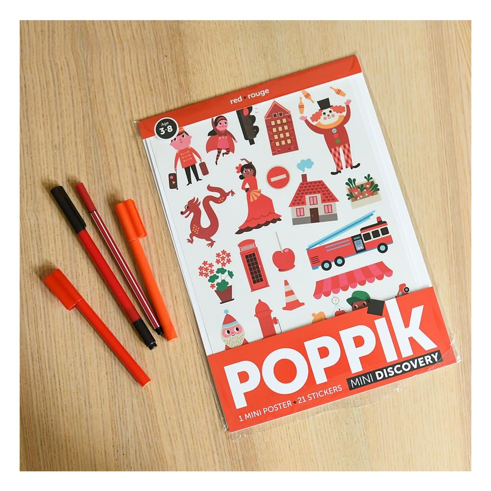 RED - MINI POSTER Çocuk Kitapları Uzmanı - Children's Books Expert