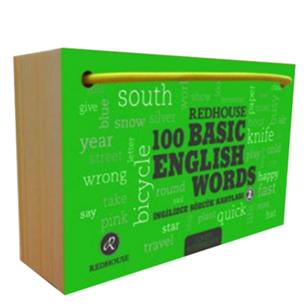 REDHOUSE 100 BASİC ENGLISH WORDS 2 Çocuk Kitapları Uzmanı - Children's Books Expert