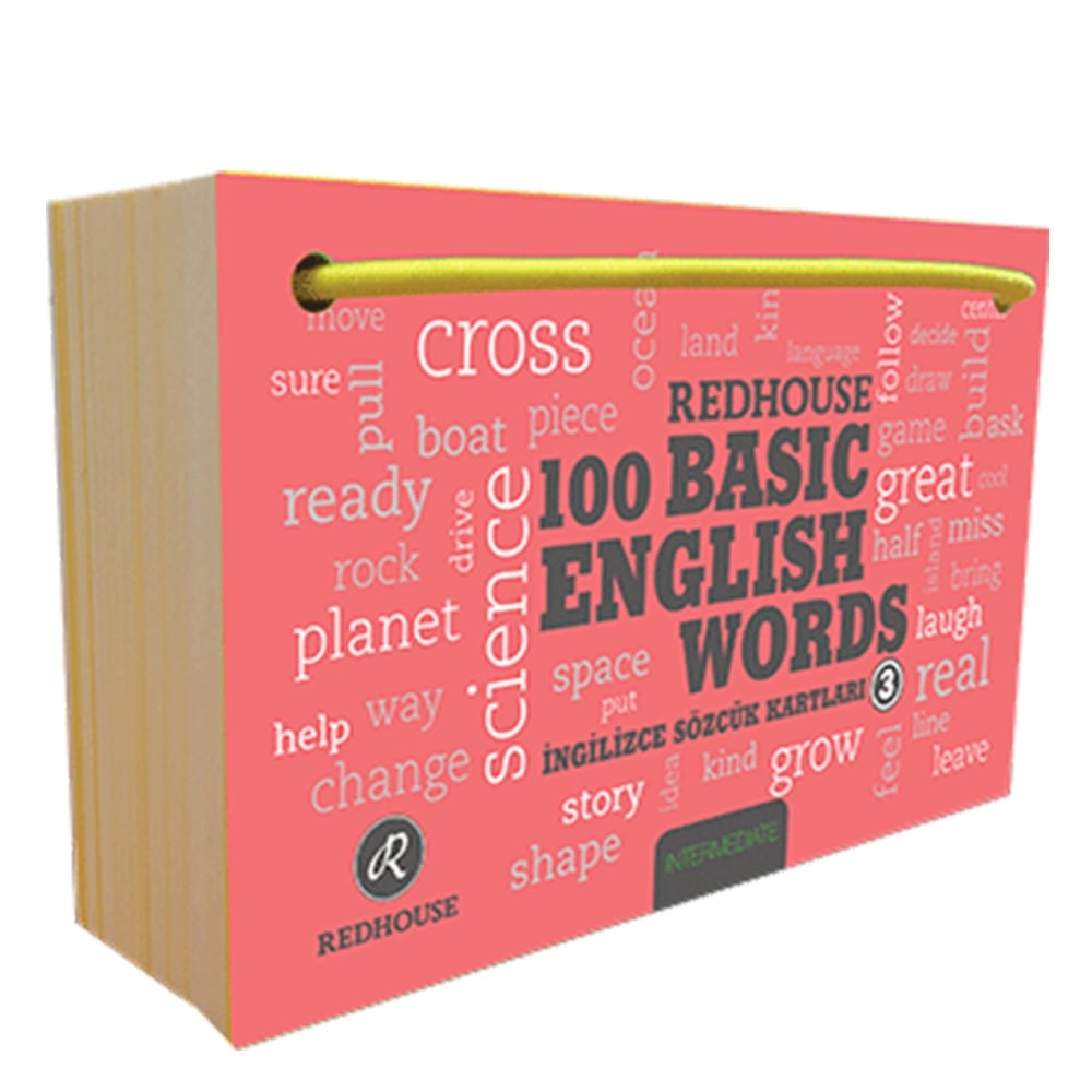 REDHOUSE 100 BASİC ENGLISH WORDS 3 Çocuk Kitapları Uzmanı - Children's Books Expert