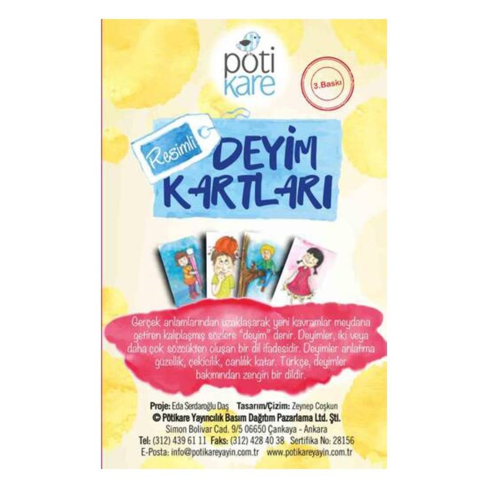 RESİMLİ DEYİM KARTLARI Çocuk Kitapları Uzmanı - Children's Books Expert