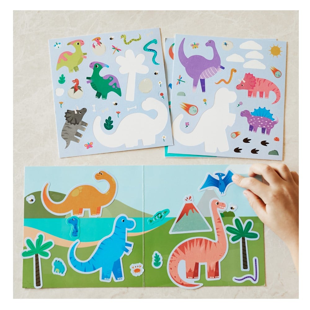 REUSABLE STICKER SET - DINOSAUR Çocuk Kitapları Uzmanı - Children's Books Expert