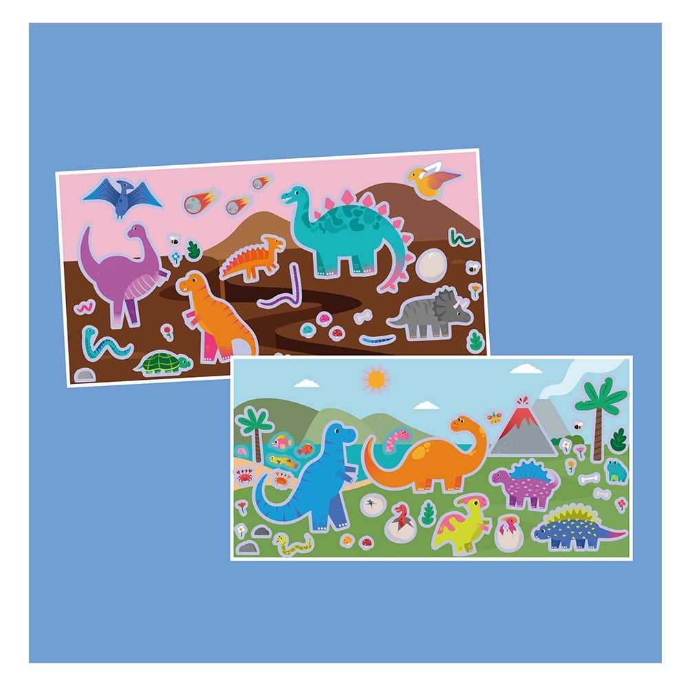 REUSABLE STICKER SET - DINOSAUR Çocuk Kitapları Uzmanı - Children's Books Expert
