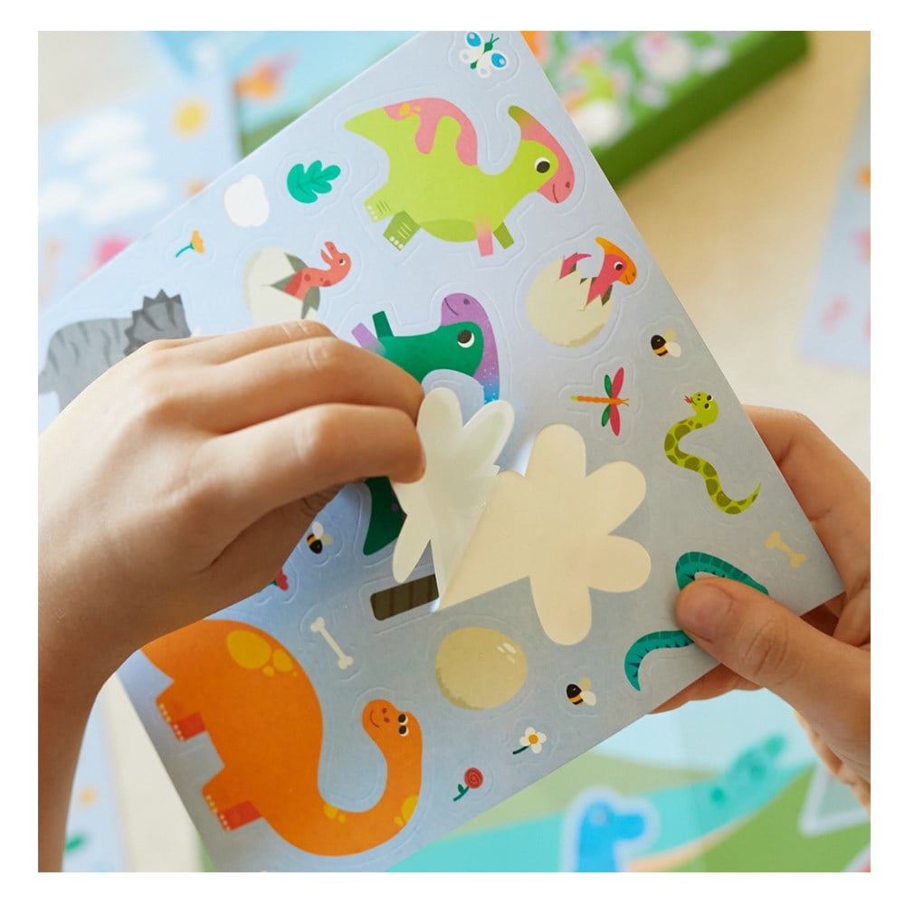 REUSABLE STICKER SET - DINOSAUR Çocuk Kitapları Uzmanı - Children's Books Expert