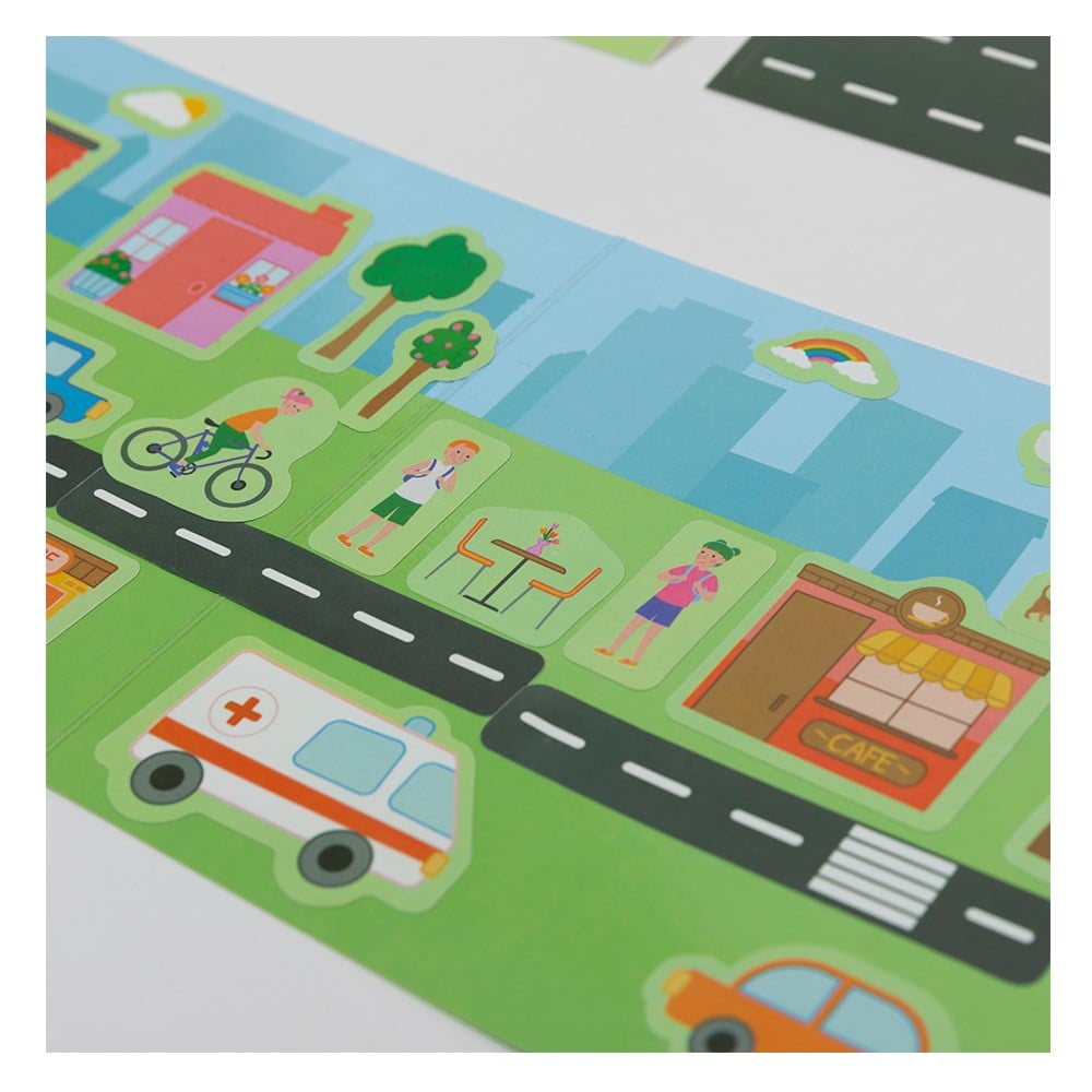 REUSABLE STICKER SET - MY CITY Çocuk Kitapları Uzmanı - Children's Books Expert