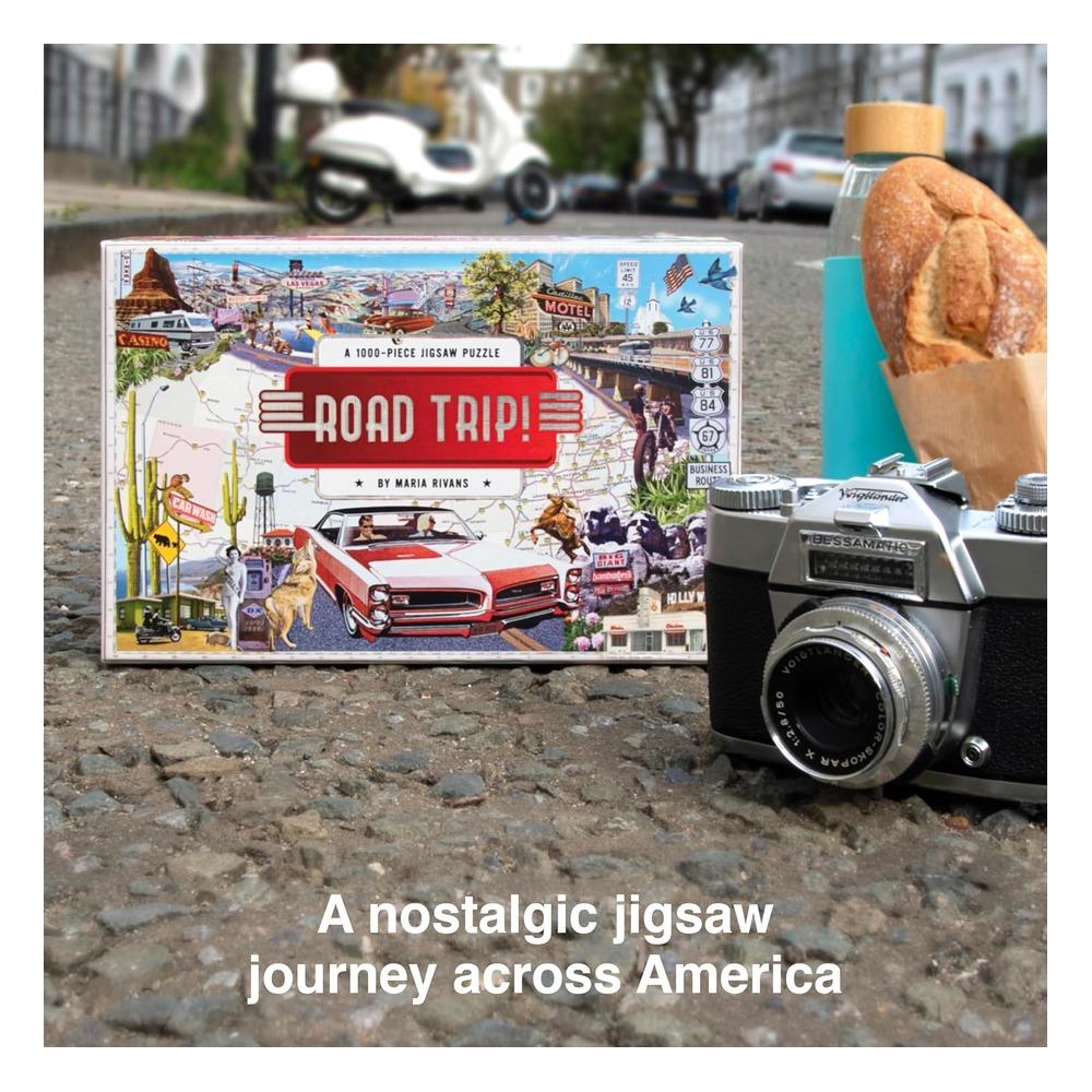 Road Trip - 1000 Pieces Jigsaw Puzzle Çocuk Kitapları Uzmanı - Children's Books Expert