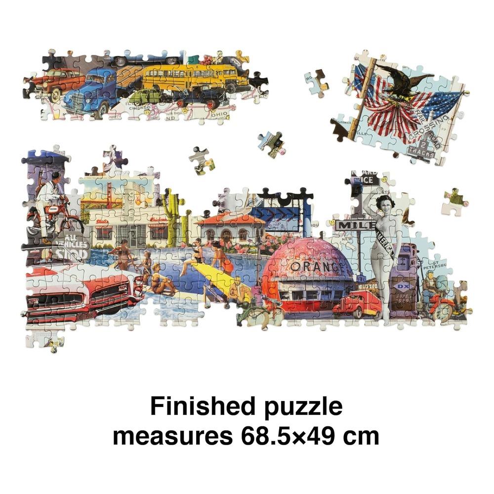 Road Trip - 1000 Pieces Jigsaw Puzzle Çocuk Kitapları Uzmanı - Children's Books Expert