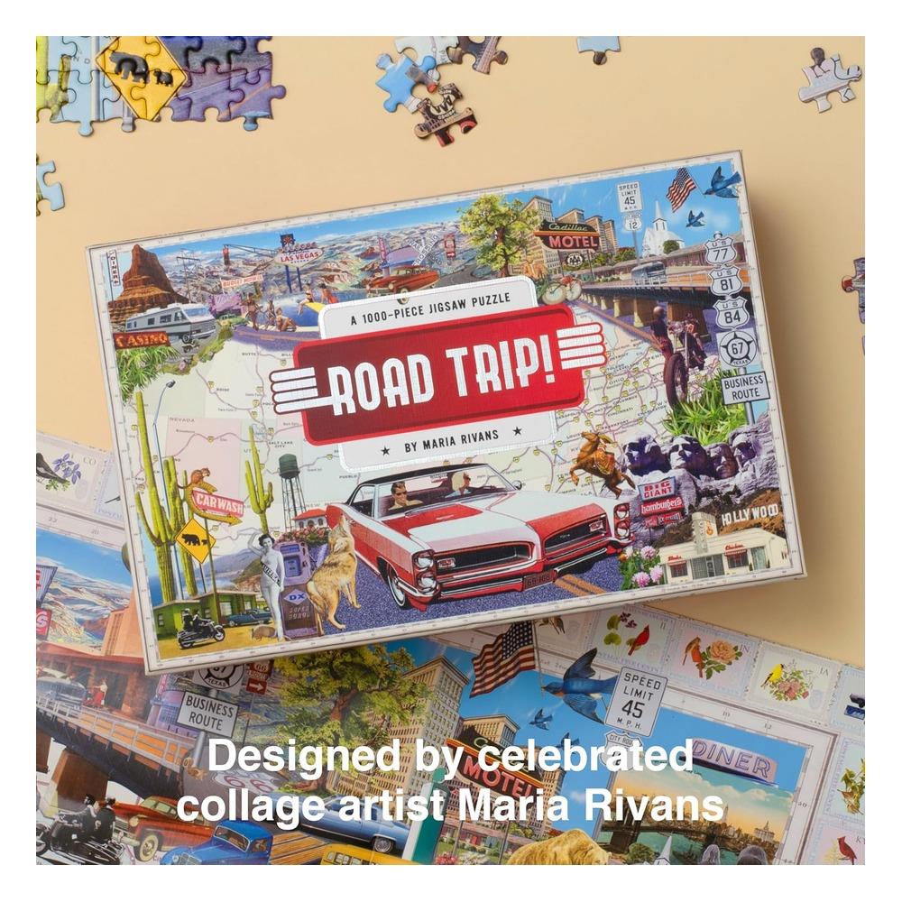 Road Trip - 1000 Pieces Jigsaw Puzzle Çocuk Kitapları Uzmanı - Children's Books Expert