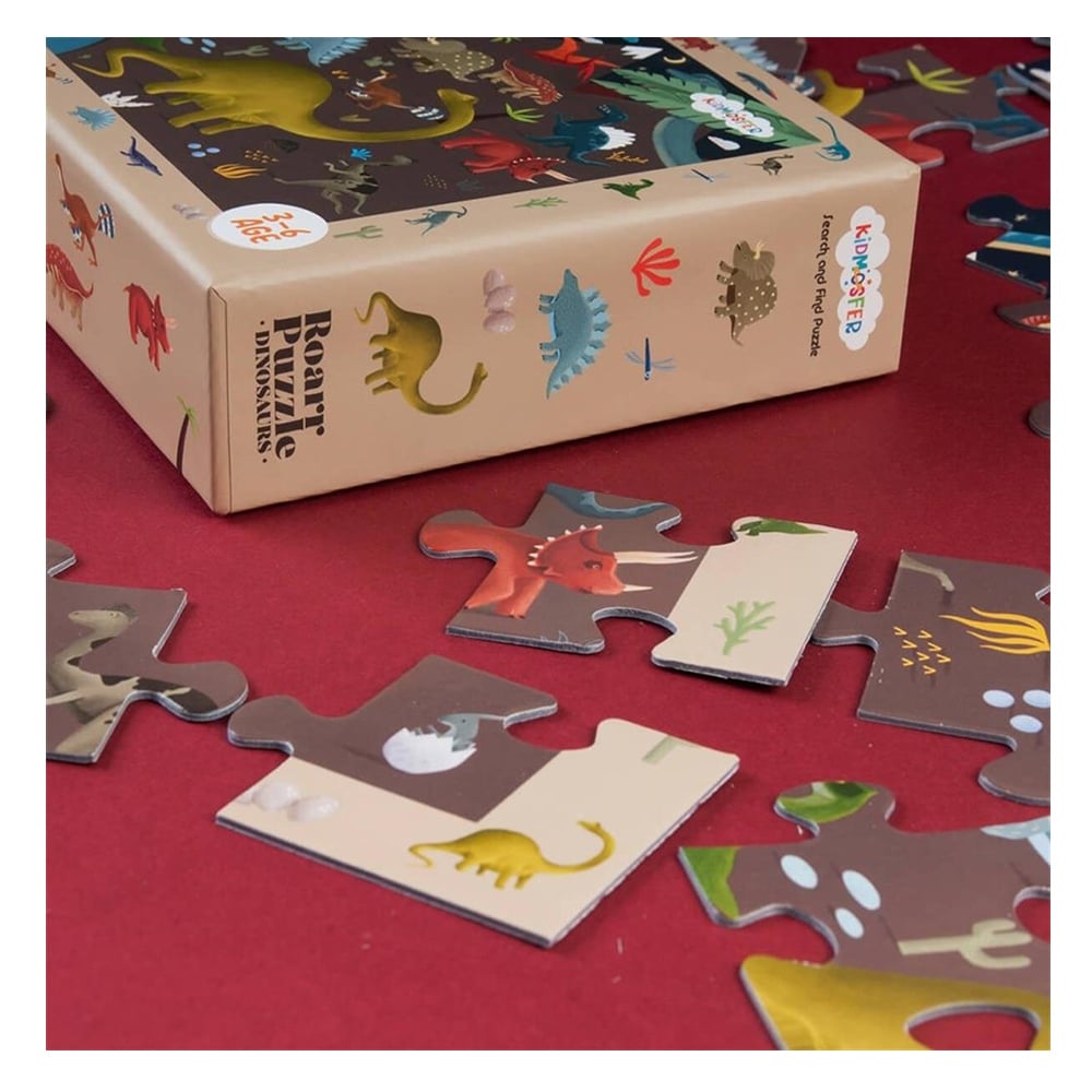 ROARR PUZZLE - DINOSAURS (SEARCH AND FIND PUZZLE) Çocuk Kitapları Uzmanı - Children's Books Expert