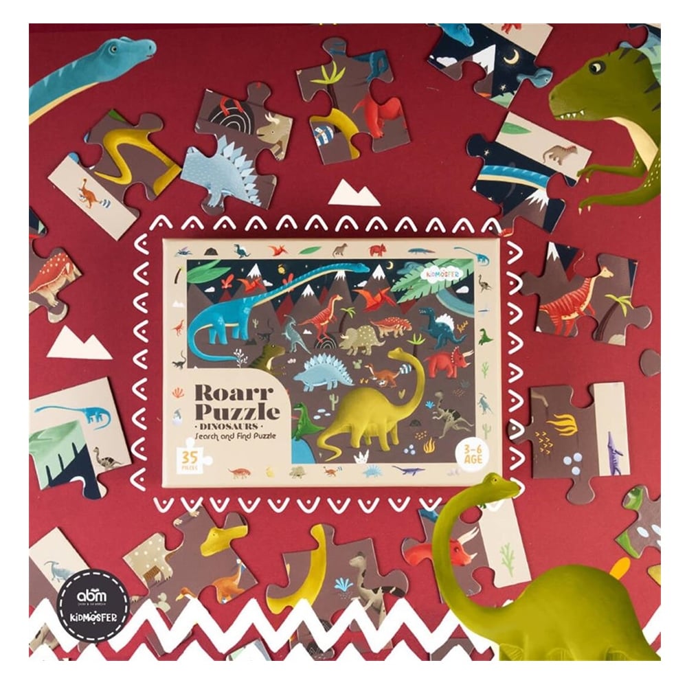 ROARR PUZZLE - DINOSAURS (SEARCH AND FIND PUZZLE) Çocuk Kitapları Uzmanı - Children's Books Expert