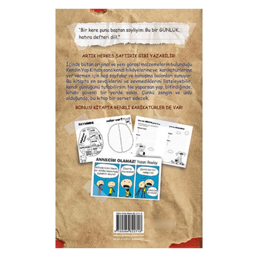 SAFTİRİK GREG İN GÜNLÜĞÜ - KENDİN YAP KİTABI Çocuk Kitapları Uzmanı - Children's Books Expert