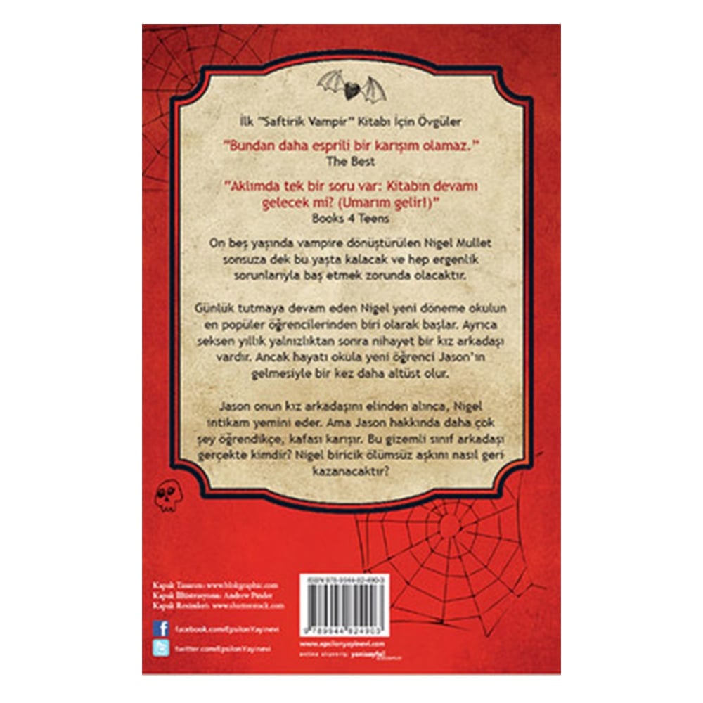 SAFTİRİK VAMPİRİN  GÜNLÜĞÜ - EZİK PRENS Çocuk Kitapları Uzmanı - Children's Books Expert