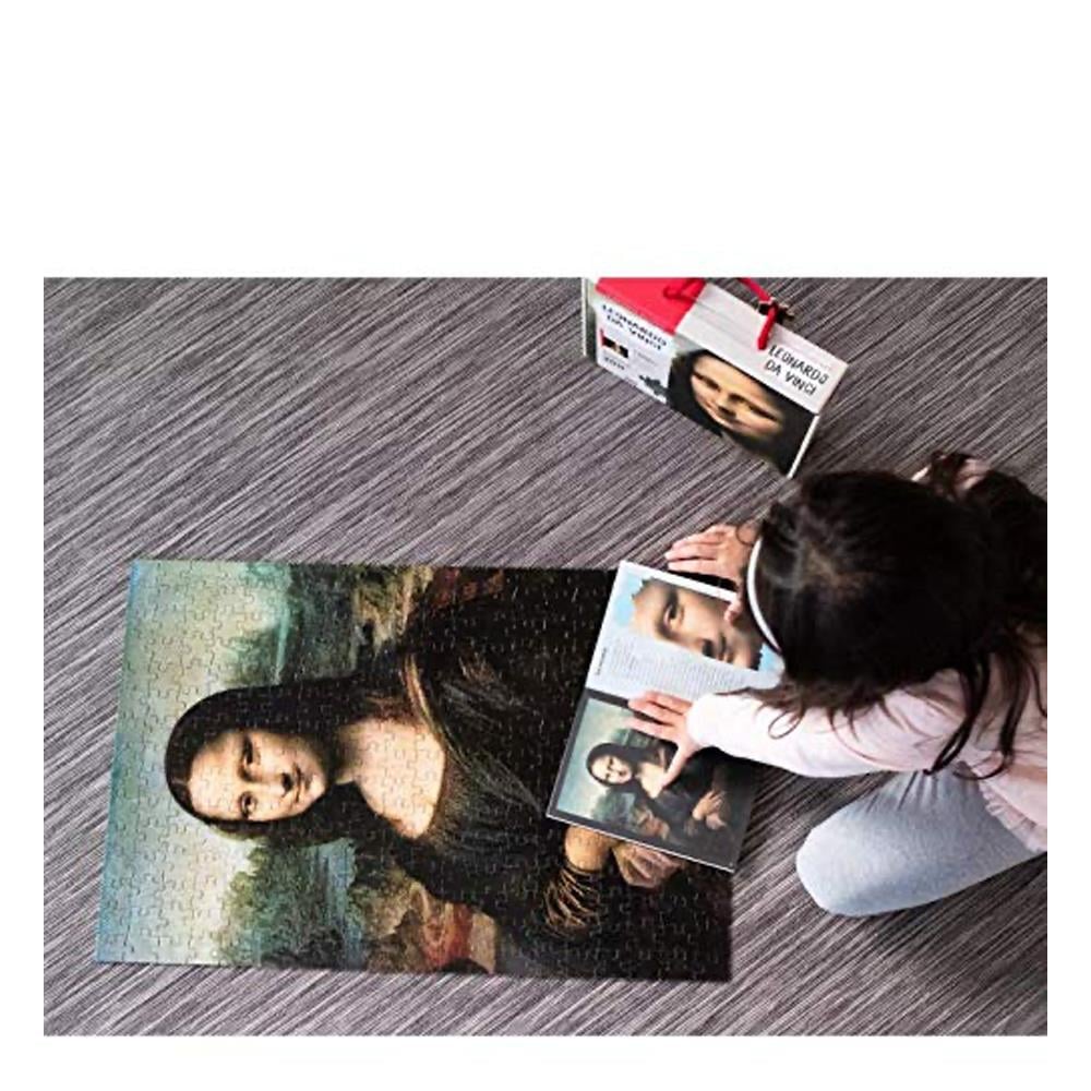 Sanat Eserleri -Puzzle ve Kitap -Leonardo Da Vinci Çocuk Kitapları Uzmanı - Children's Books Expert