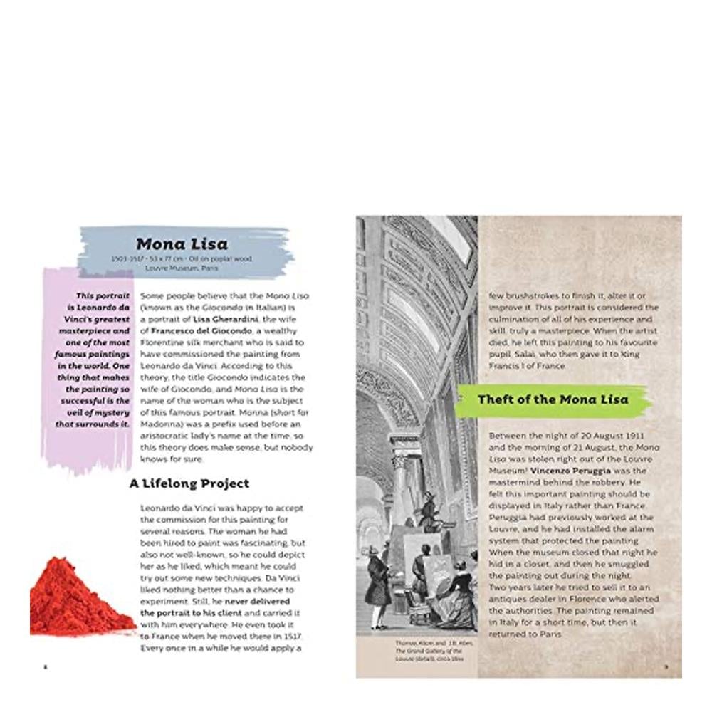 Sanat Eserleri -Puzzle ve Kitap -Leonardo Da Vinci Çocuk Kitapları Uzmanı - Children's Books Expert