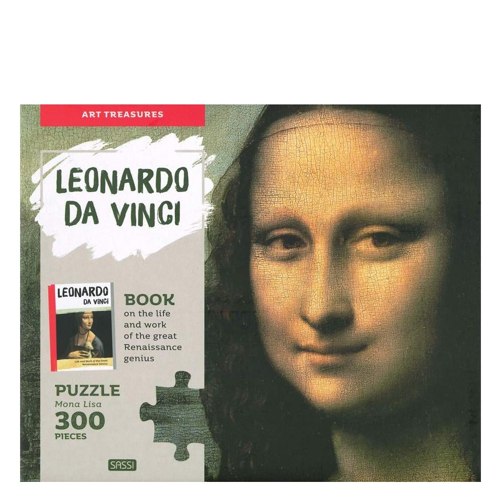 Sanat Eserleri -Puzzle ve Kitap -Leonardo Da Vinci Çocuk Kitapları Uzmanı - Children's Books Expert