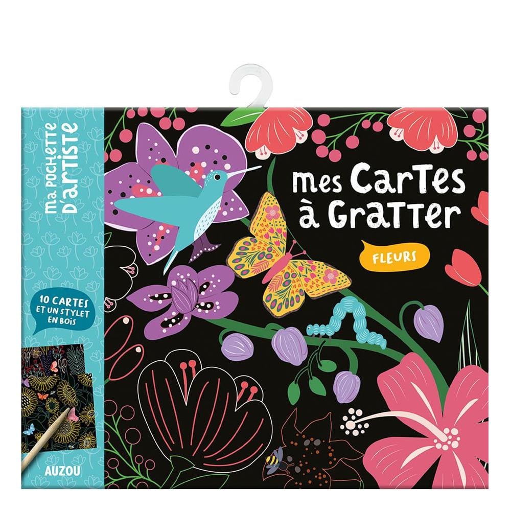 Sanatçının Etkinlik Seti -Çiçekler Kazıma Kartları Çocuk Kitapları Uzmanı - Children's Books Expert