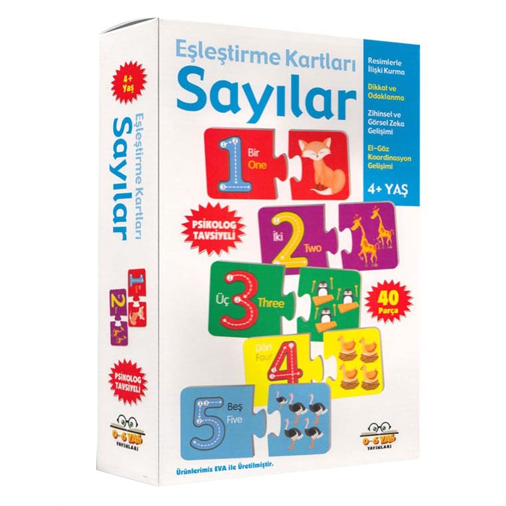 SAYILAR-EŞLEŞTİRME KARTLARI