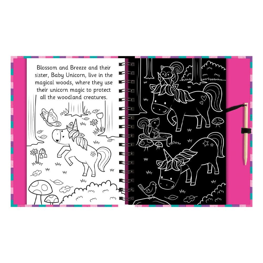 Scratch And Draw - Unicorns Çocuk Kitapları Uzmanı - Children's Books Expert