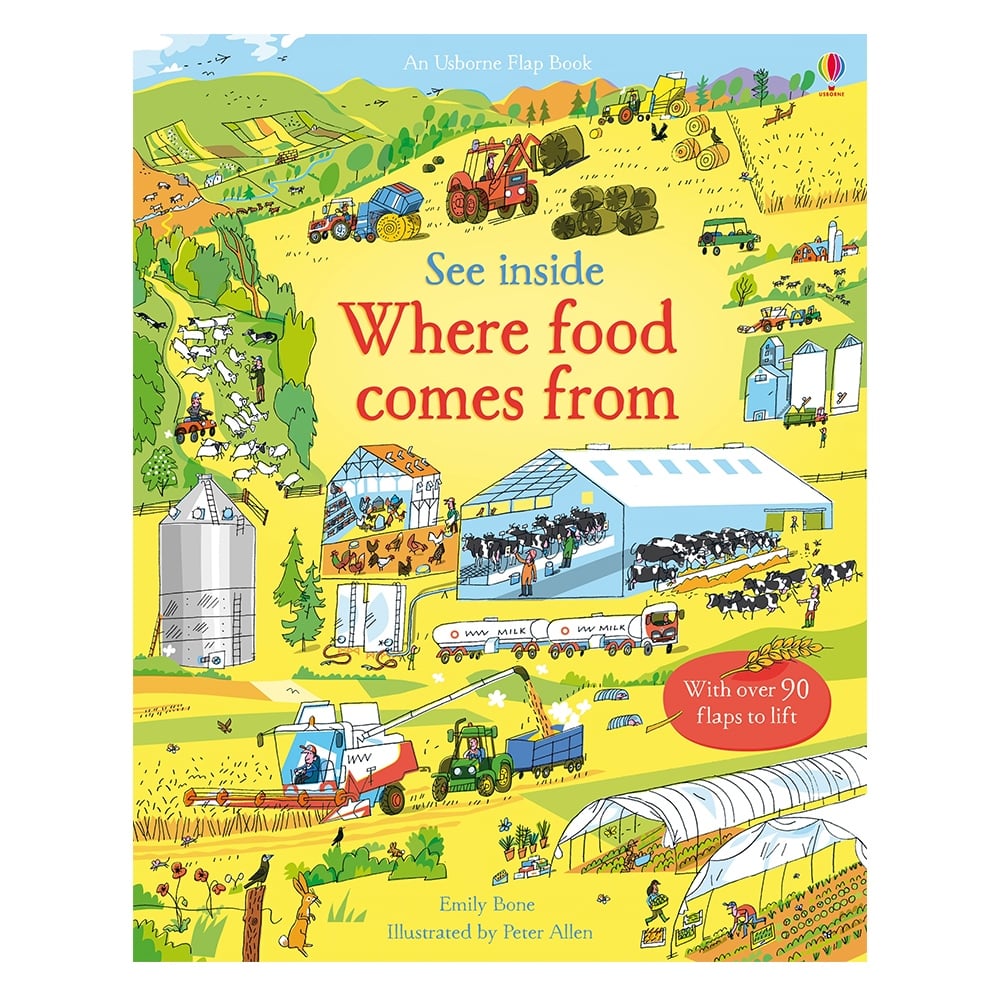 SEE INSIDE WHERE FOOD COMES FROM Çocuk Kitapları Uzmanı - Children's Books Expert