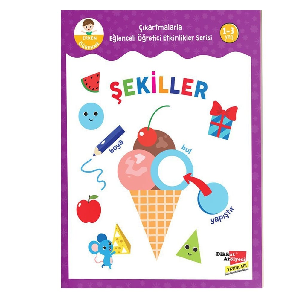 ŞEKİLLER - EĞLENCELİ ÖĞRETİCİ ETKİNLİKLER SERİSİ Çocuk Kitapları Uzmanı - Children's Books Expert
