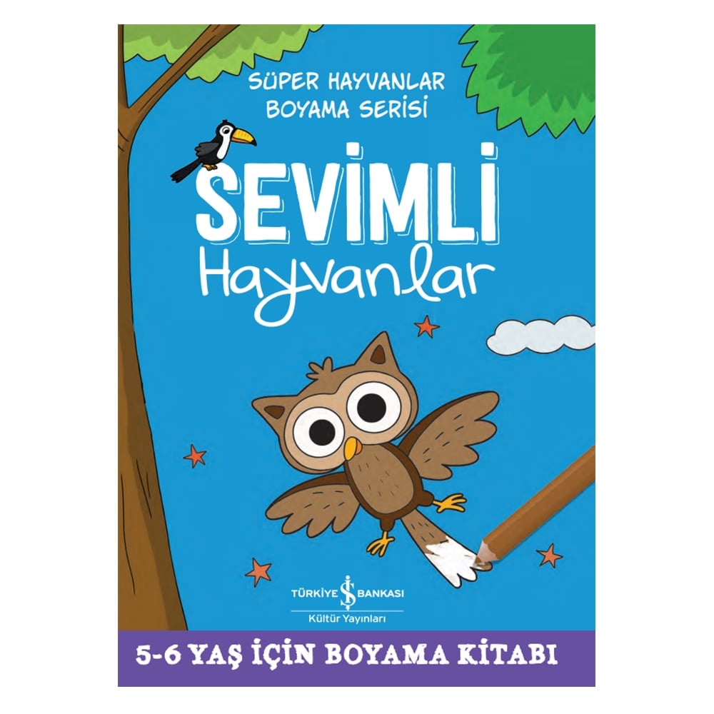 SEVİMLİ HAYVANLAR - SÜPER HAYVANLAR BOYAMA SERİSİ Çocuk Kitapları Uzmanı - Children's Books Expert