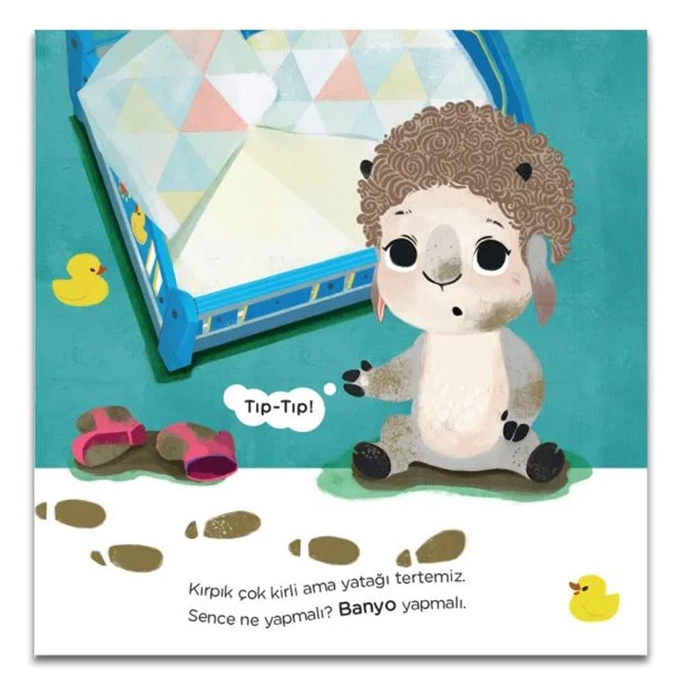 Sevimli Kuzu Kırpık İle Banyo Zamanı Çocuk Kitapları Uzmanı - Children's Books Expert