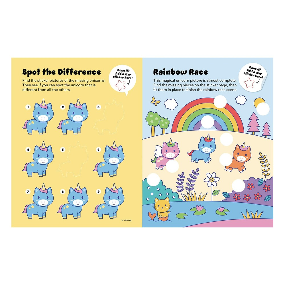Shiny Sticker - Unicorns Çocuk Kitapları Uzmanı - Children's Books Expert