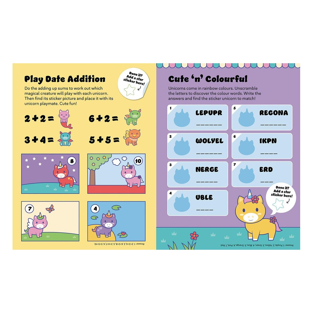 Shiny Sticker - Unicorns Çocuk Kitapları Uzmanı - Children's Books Expert