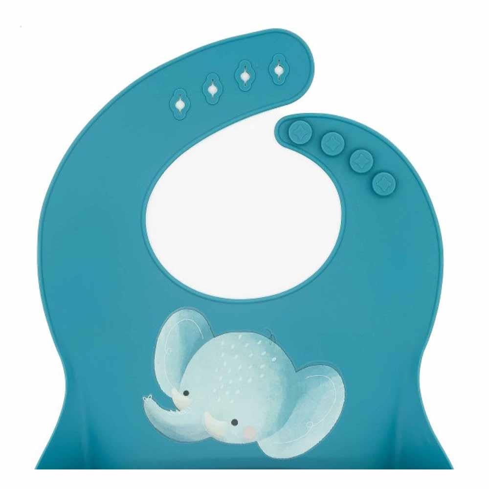Silikon Cepli Mama Önlüğü - Bilge Fil Çocuk Kitapları Uzmanı - Children's Books Expert