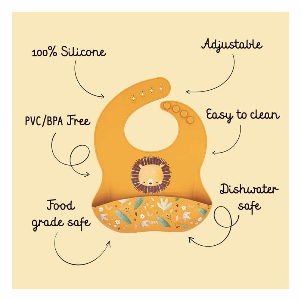 Silikon Cepli Mama Önlüğü - Cesur Aslan Çocuk Kitapları Uzmanı - Children's Books Expert