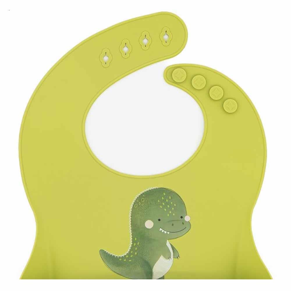 Silikon Cepli Mama Önlüğü - Güçlü Dinozor Çocuk Kitapları Uzmanı - Children's Books Expert