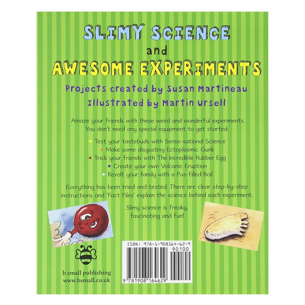 SLIMY SCIENCE AND AWESOME EXPERIMENTS - GRUESOME SERIES Çocuk Kitapları Uzmanı - Children's Books Expert